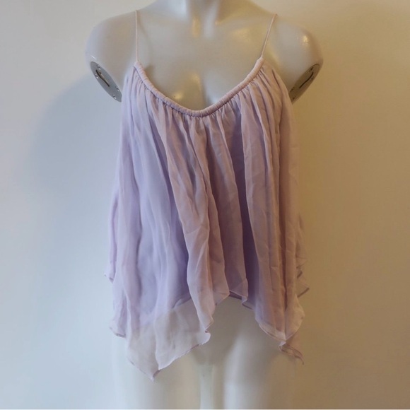 Elizabeth and James Tops - Elizabeth & James Veronique
Handkerchief-Hem Lilac Top